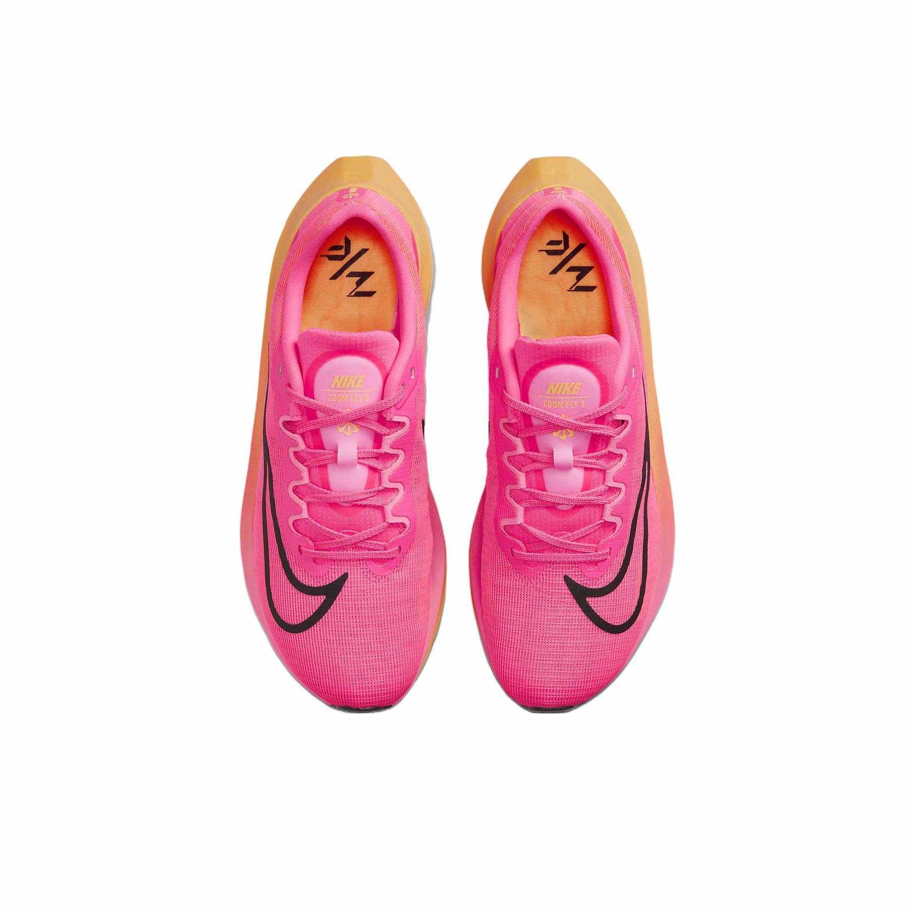 Nike Zoom Fly 5 'Hyper Pink Laser Orange' - вид сзади