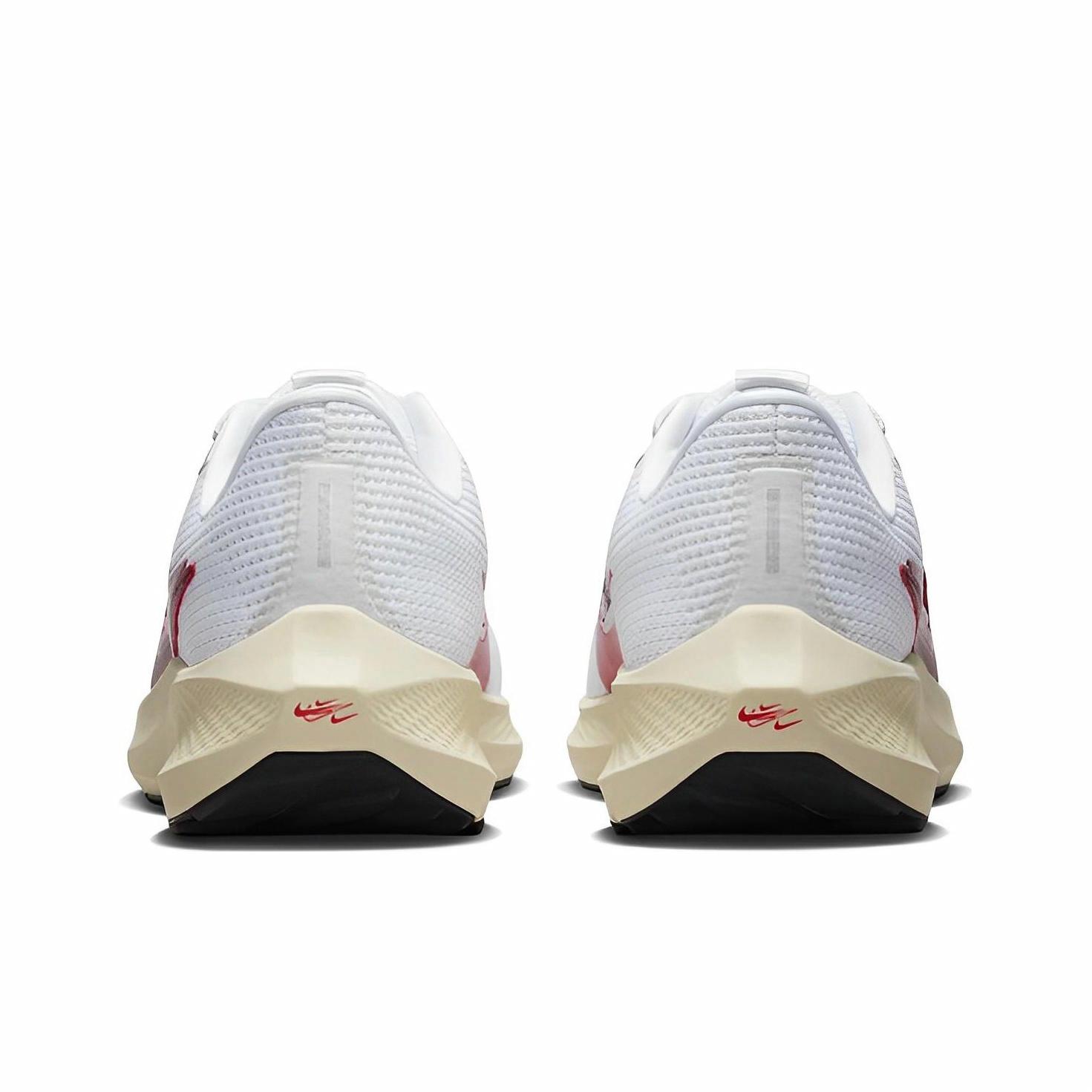 Nike Air Zoom Pegasus 40 Premium White Team Red - подошва