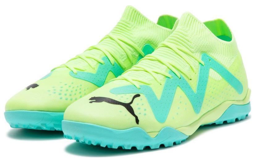 Puma FUTURE Match TT Football Boots 'Electric Peppermint' - вид спереди