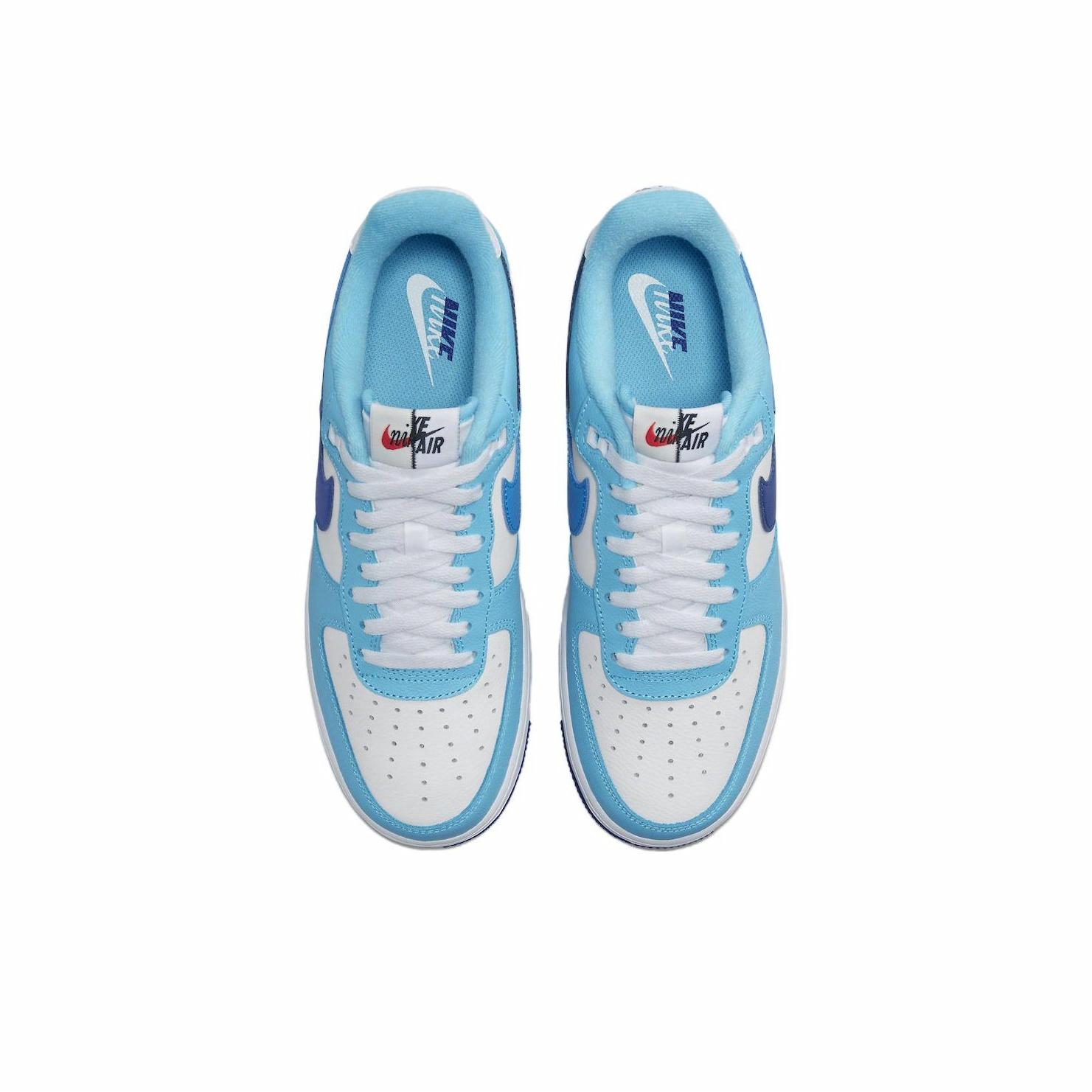 Nike Air Force 1 Split "Light Photo Blue" - вид сзади