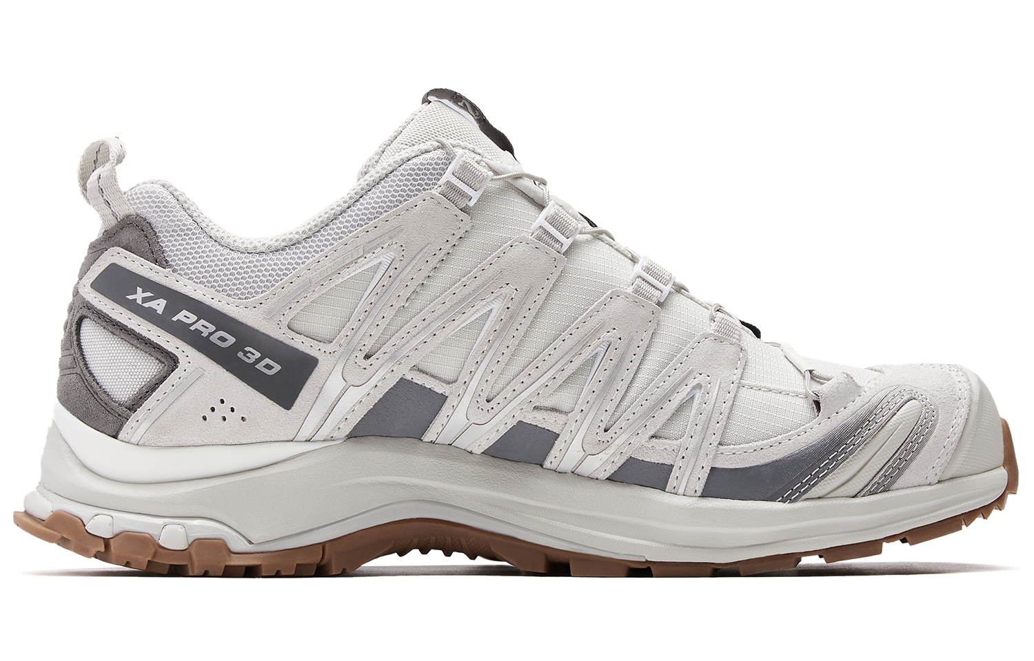 SALOMON Xa Pro 3D Suede Grey - вид с внутренней стороны