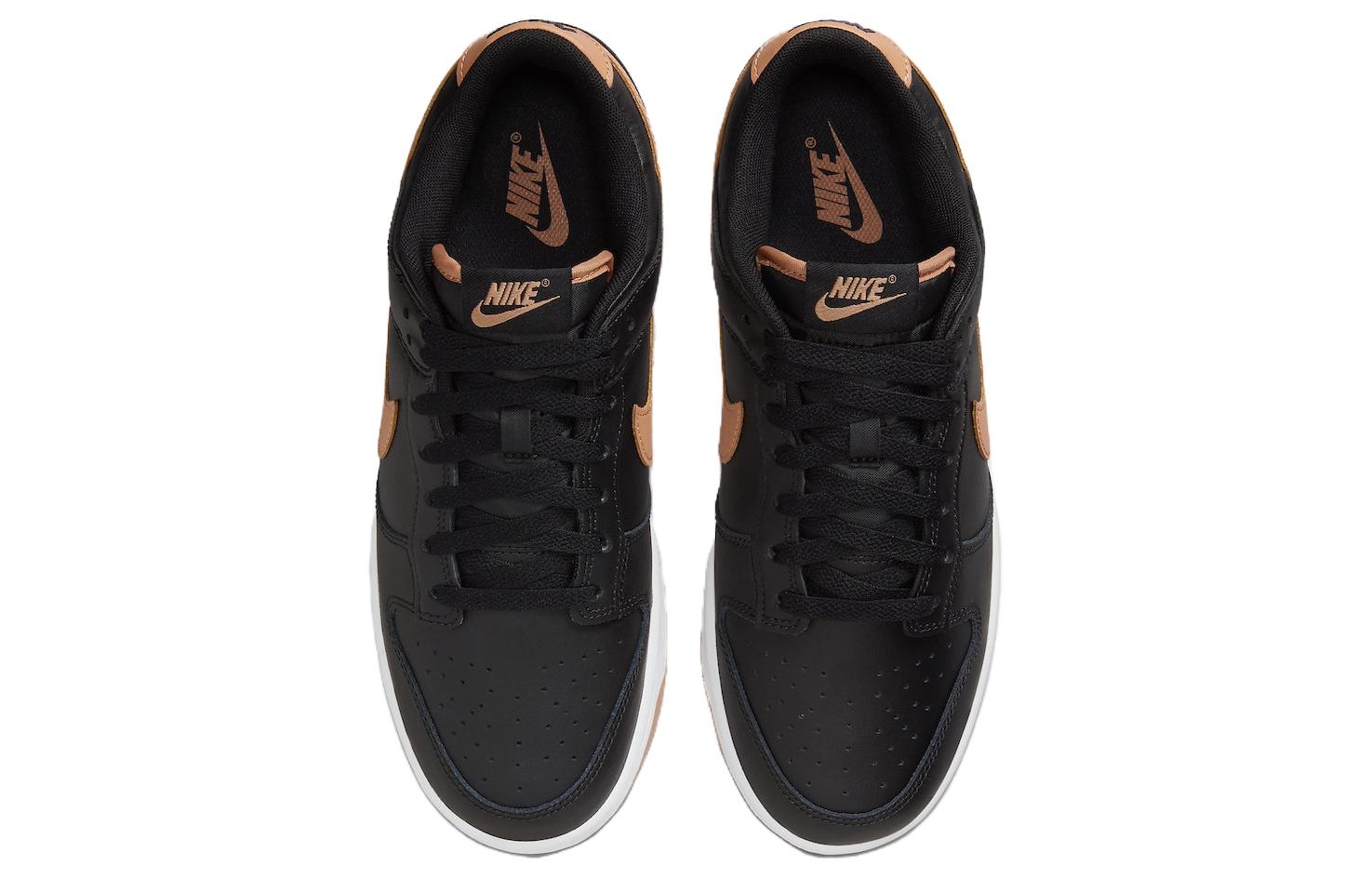 Nike Dunk "Amber Brown" - вид сзади