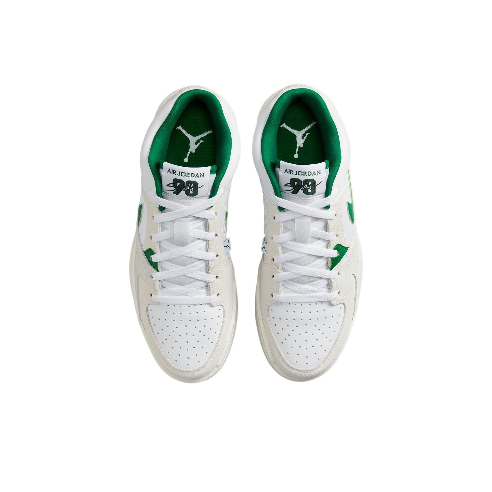 Jordan Stadium 90 "White Green" - вид сзади