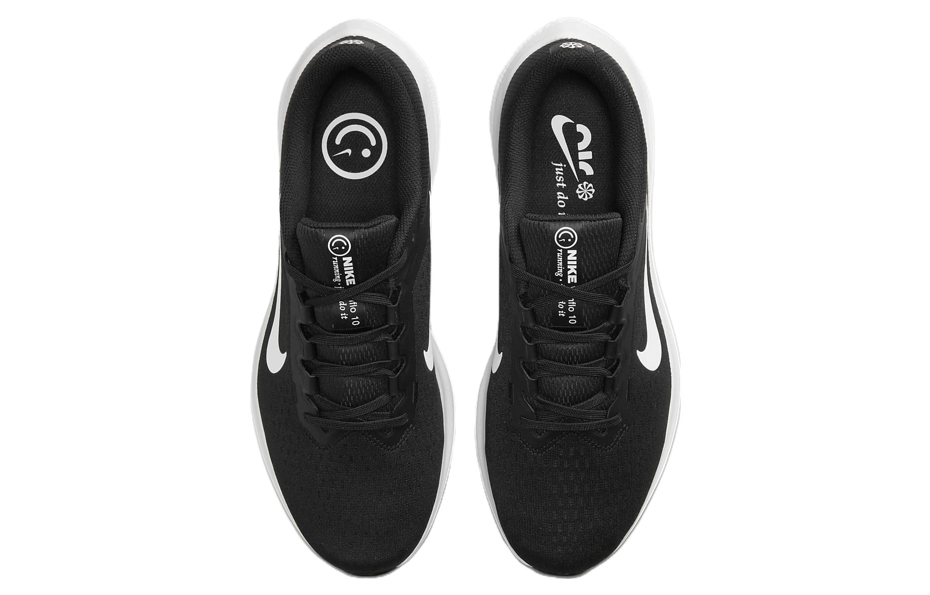 Nike Air Zoom Winflo 10 'Black White' - вид сзади