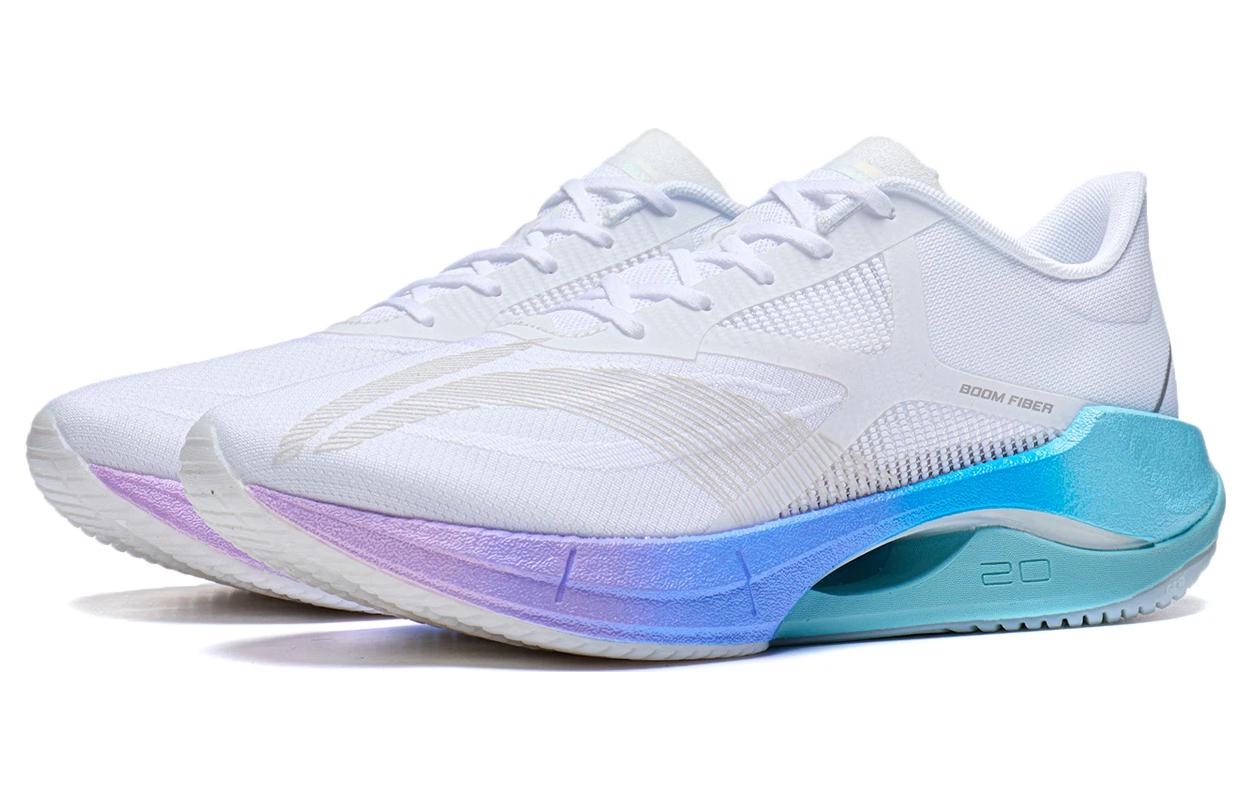 Li-Ning Super Light 20 White Blue/Purple - вид спереди