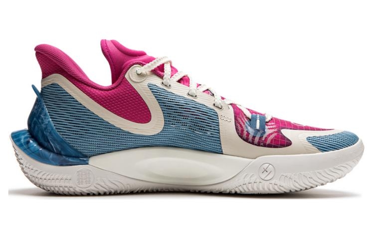 Li-Ning SONIC 11 Blue Pink - вид с внутренней стороны
