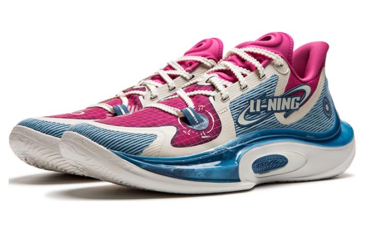 Li-Ning SONIC 11 Blue Pink - вид спереди