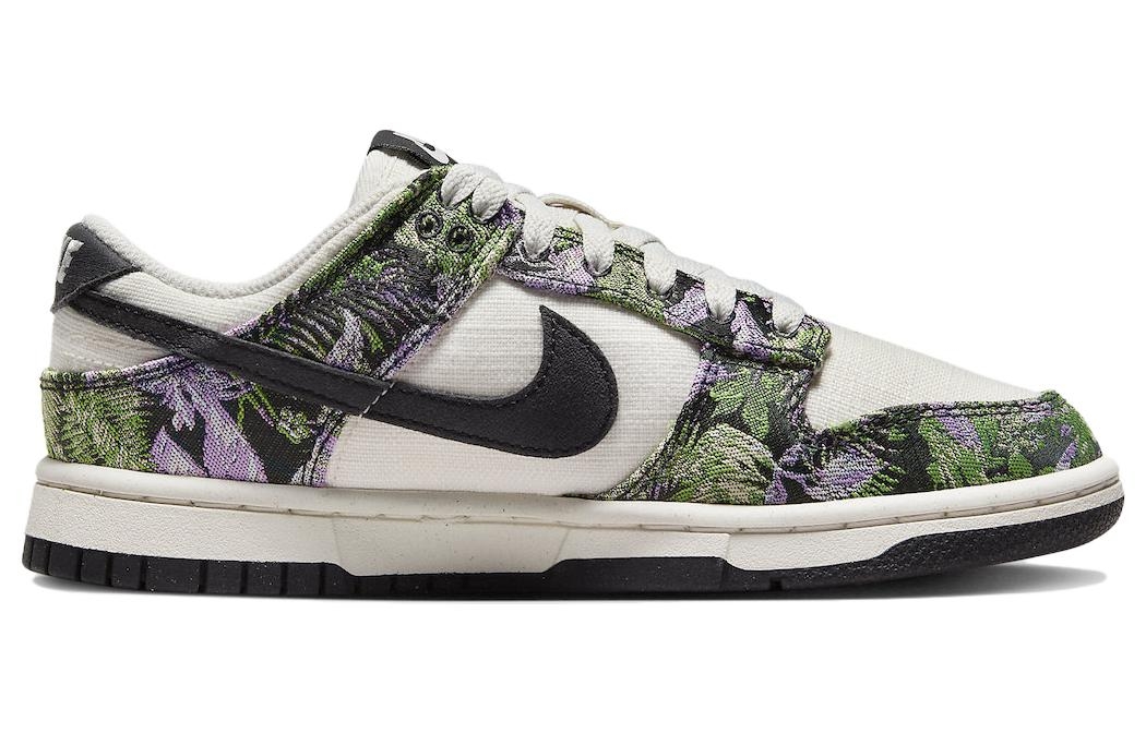 Nike Dunk LOW Next Nature "Floral Tapestry" - вид с внутренней стороны