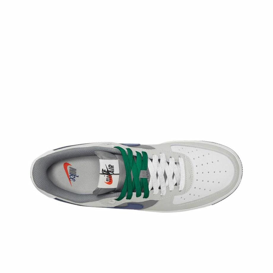 Nike Air Force 1 '07 LV8 'Split - Light Silver Deep Royal' - вид сзади