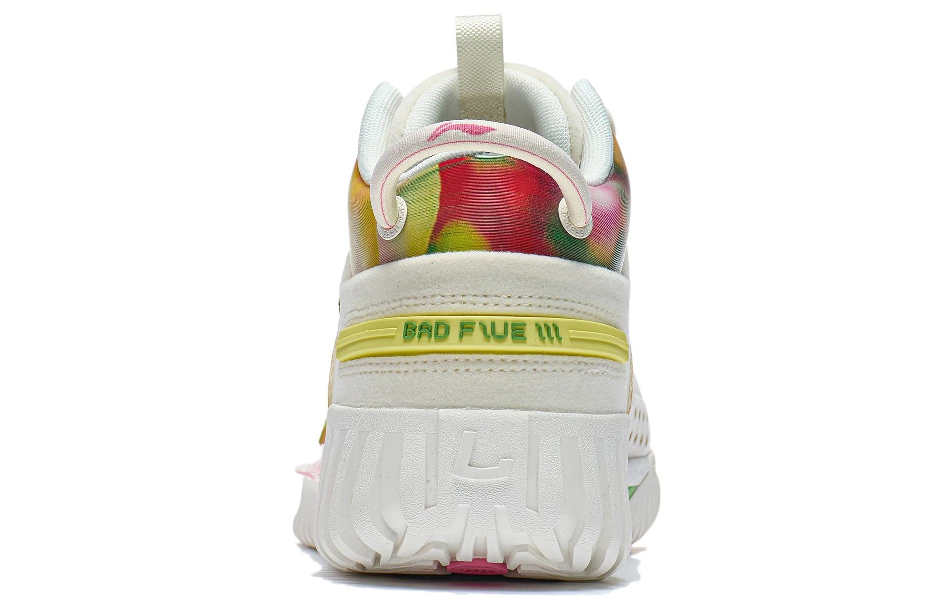 Li-Ning Badfive 3 White Yellow/Pink - вид 6