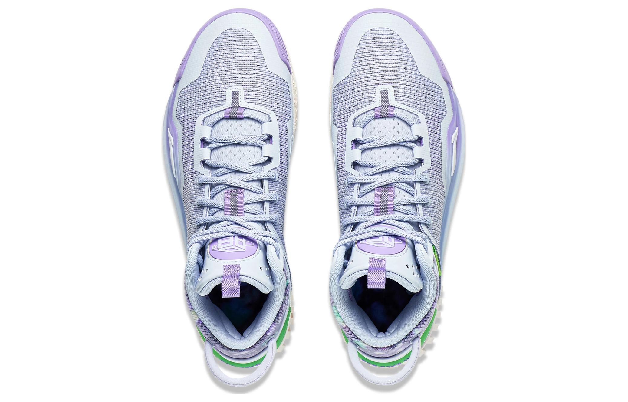 Li-Ning Badfive 3 Blue Purple - вид сзади