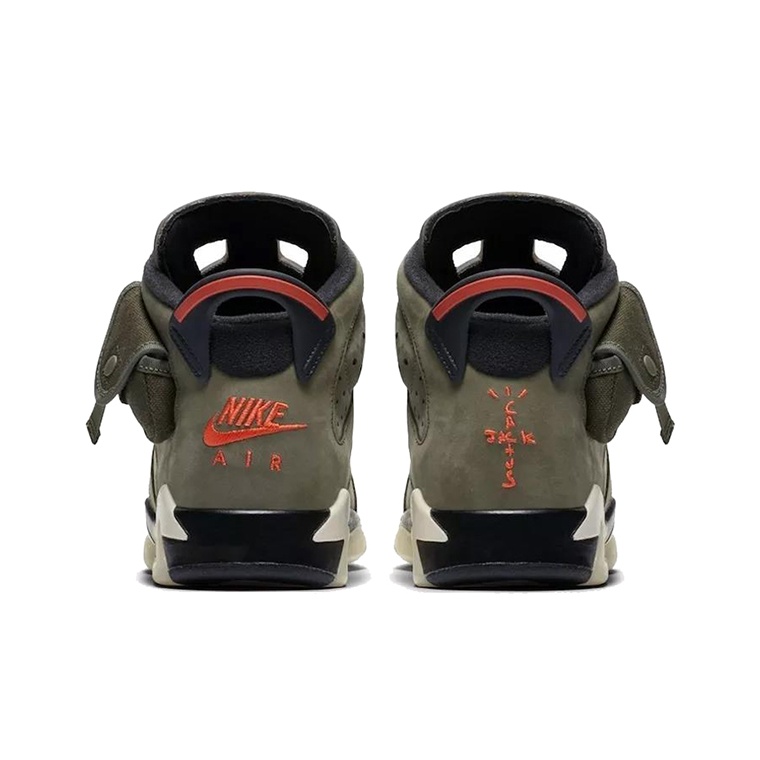 Travis Scott x Jordan Air Jordan 6 Medium Olive ' TS - вид 6