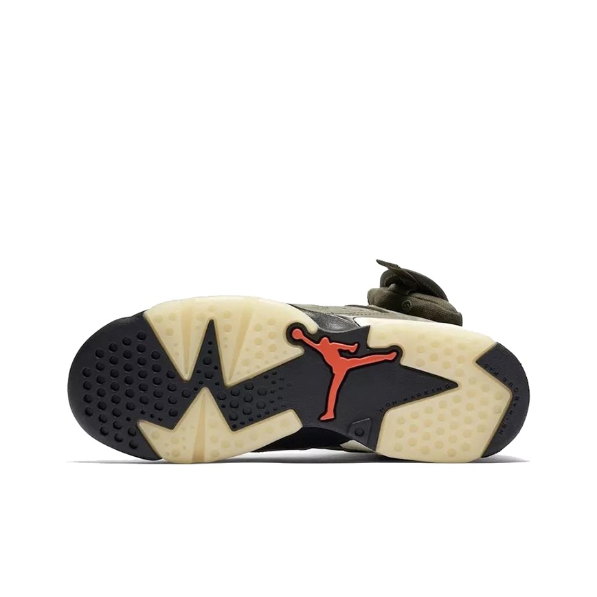 Travis Scott x Jordan Air Jordan 6 Medium Olive ' TS - вид 7