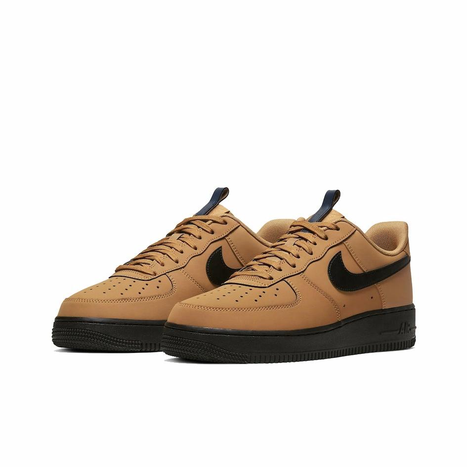 Nike Air Force 1 '07 "Wheat Black" - вид спереди