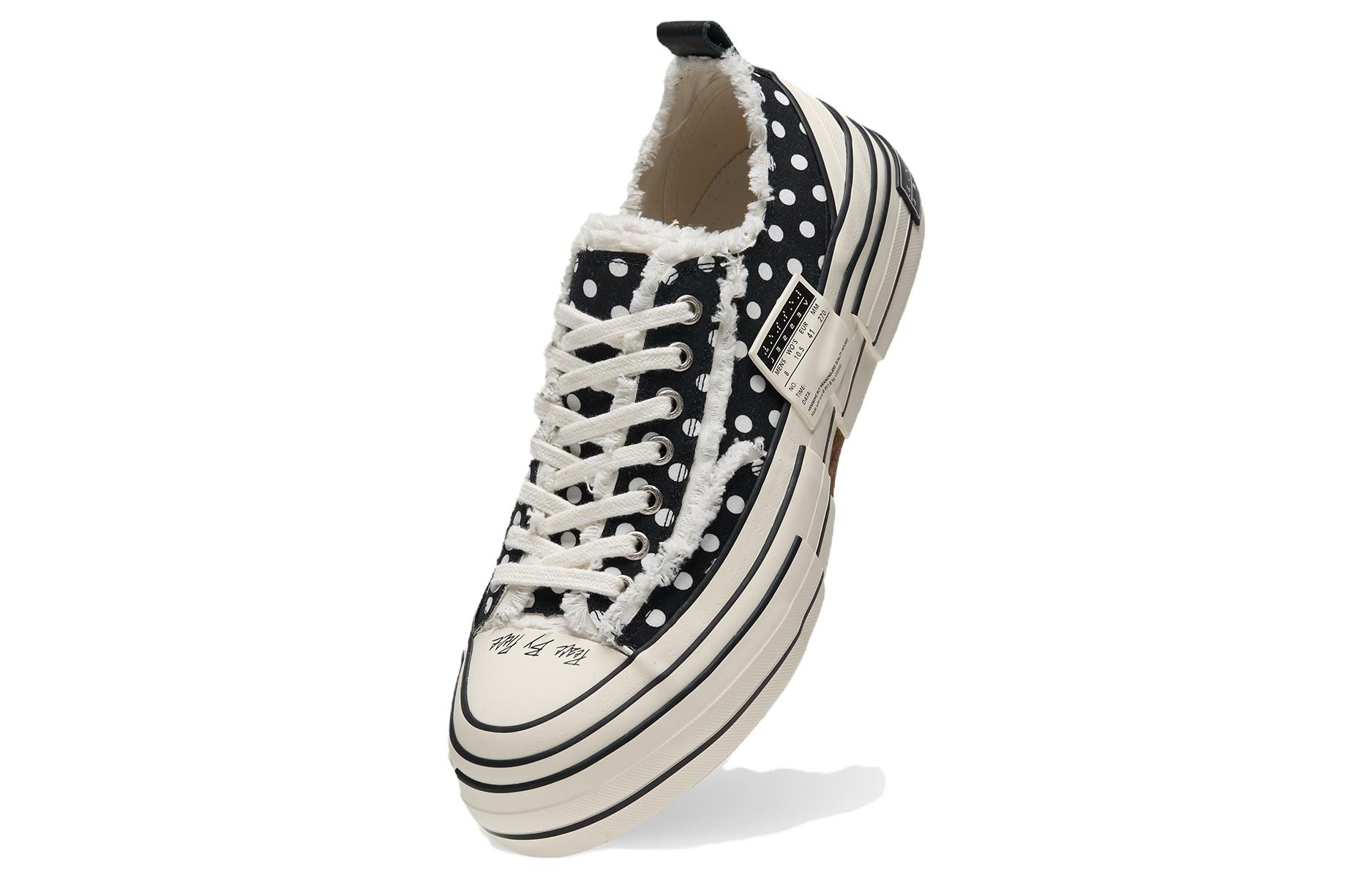 xVESSEL G.O.P. LOWS POLKA-DOTS Black White - вид сзади