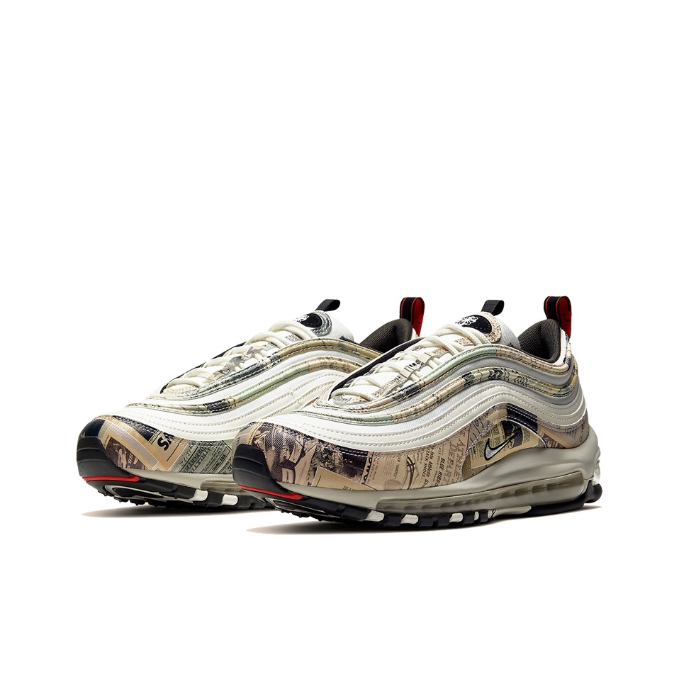Nike Air Max 97 "Newspaper" - вид спереди