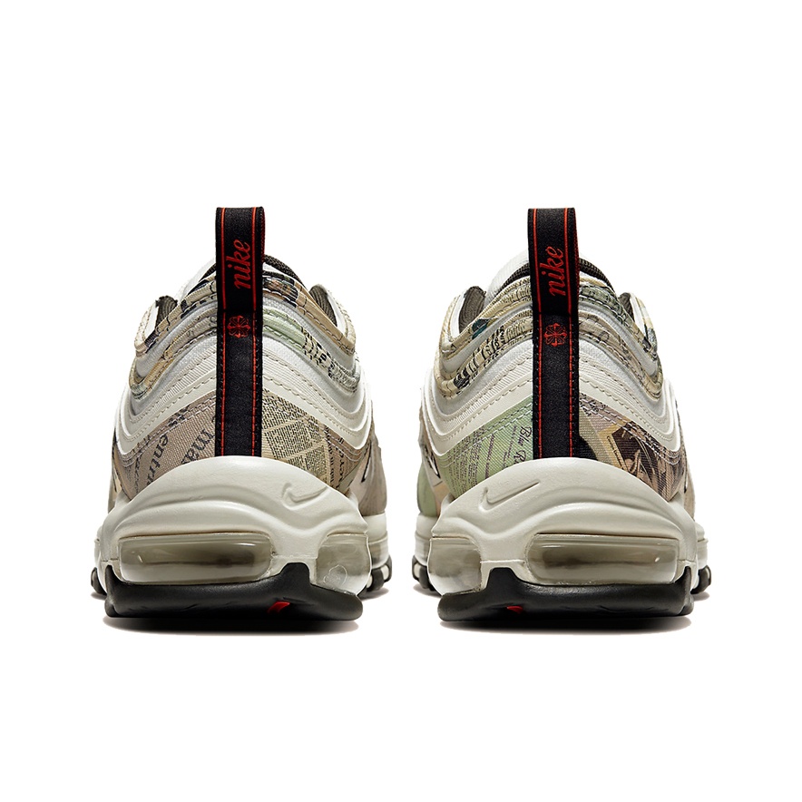 Nike Air Max 97 "Newspaper" - вид сзади