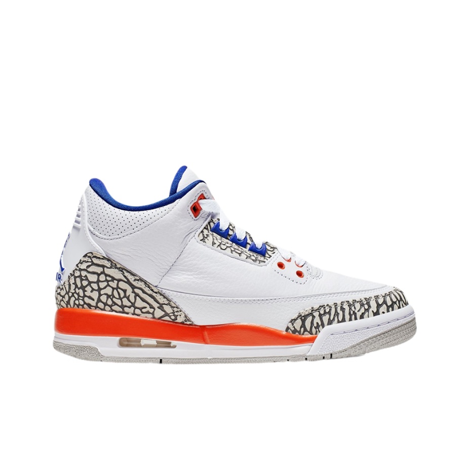 Jordan Air Jordan 3 Knicks - вид с внутренней стороны