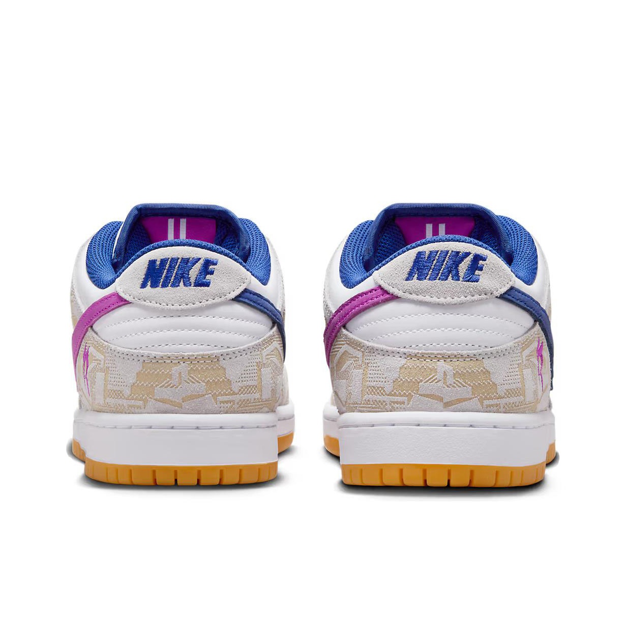 Rayssa Leal x Nike Dunk SB "Pure Platinum and Vivid Purple" - подошва