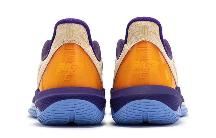 361° Big3 4.0 QUICK Liangzhu Rebound White Purple - rear view