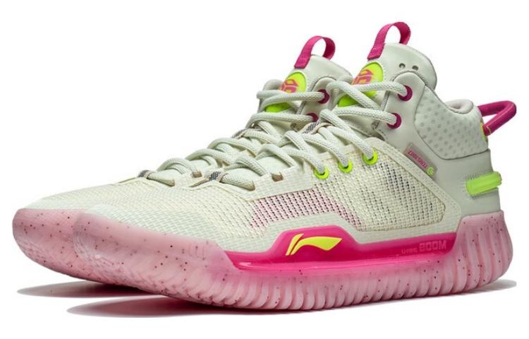 Li-Ning Badfive 3 Cream White - вид спереди