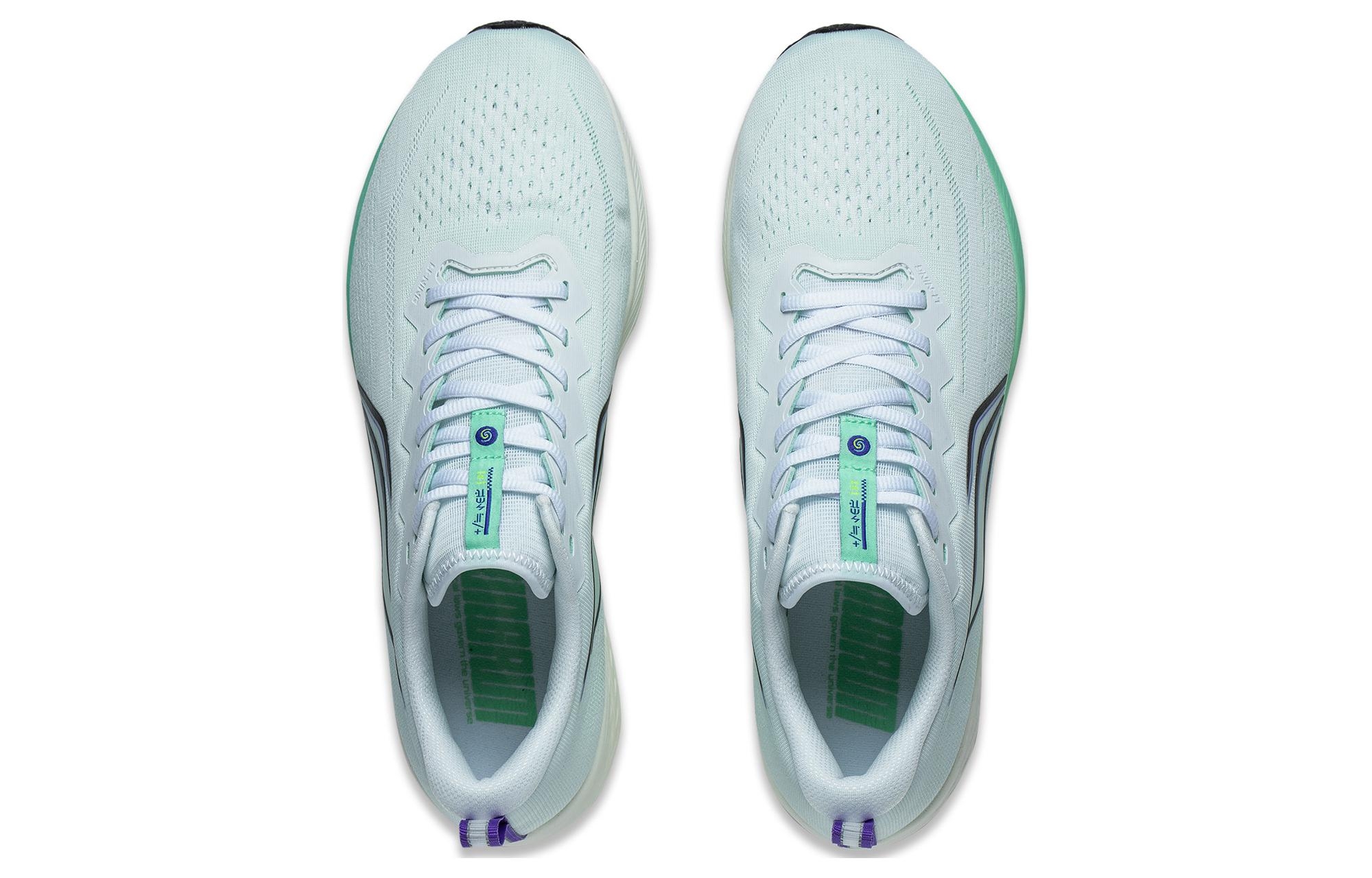 Li-Ning Red Hare 6 White/Fluorescent Light Turquoise - вид сзади