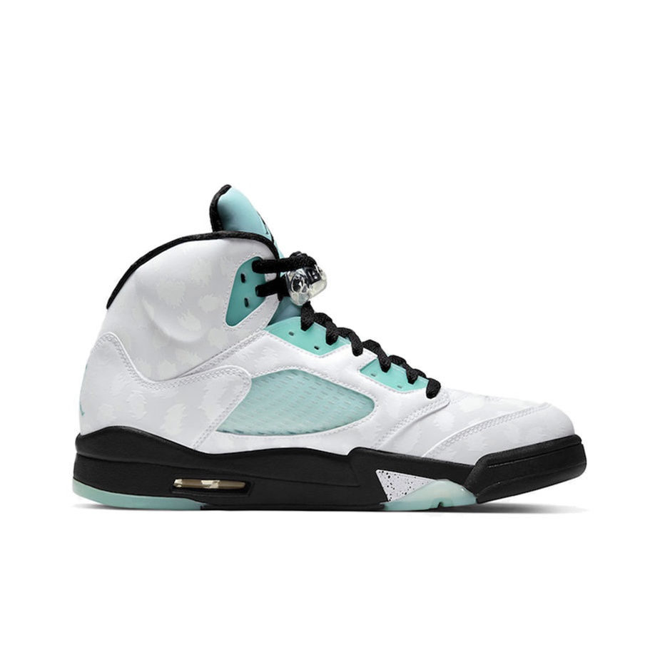 Jordan Air Jordan 5 island green - вид с внутренней стороны