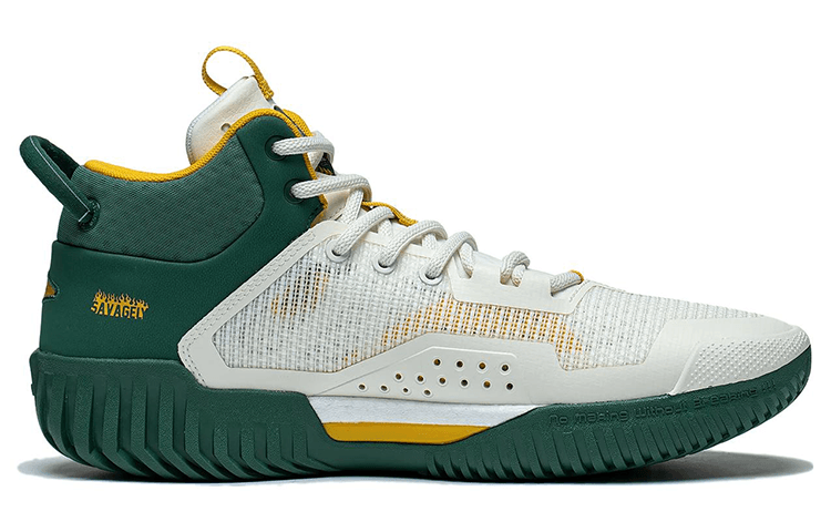 Li-Ning Badfive 3 White/Green - вид с внутренней стороны