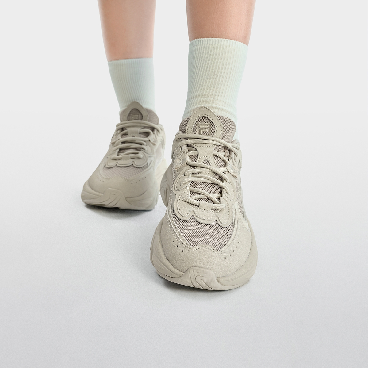 FILA Mars 1S Chunky Shoes 'Cream White' - вид 7