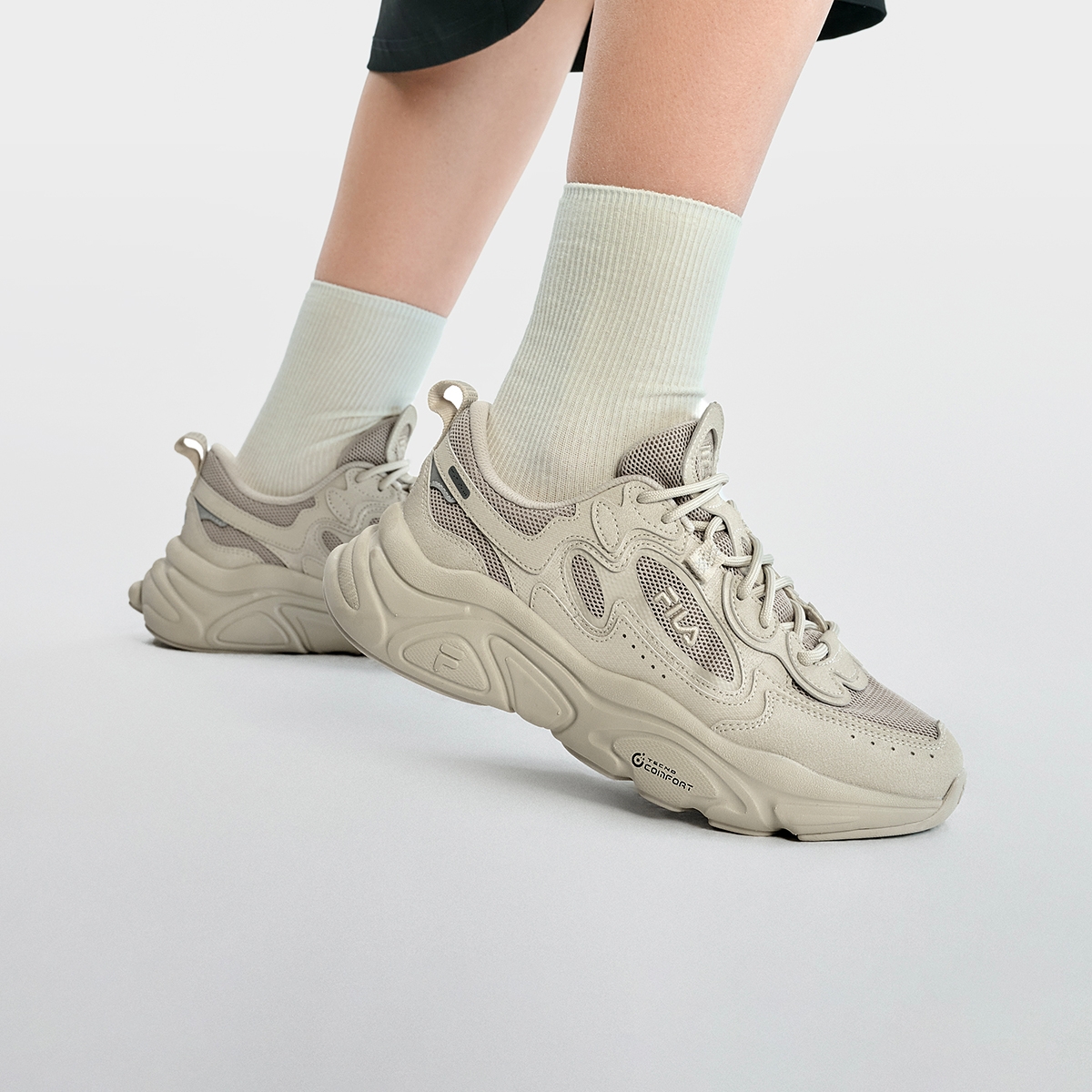 FILA Mars 1S Chunky Shoes 'Cream White' - вид 8