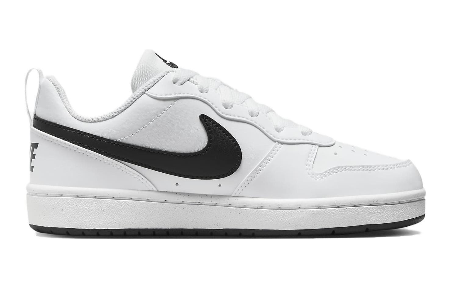 Nike Court Borough Low White Black GS - вид с внутренней стороны