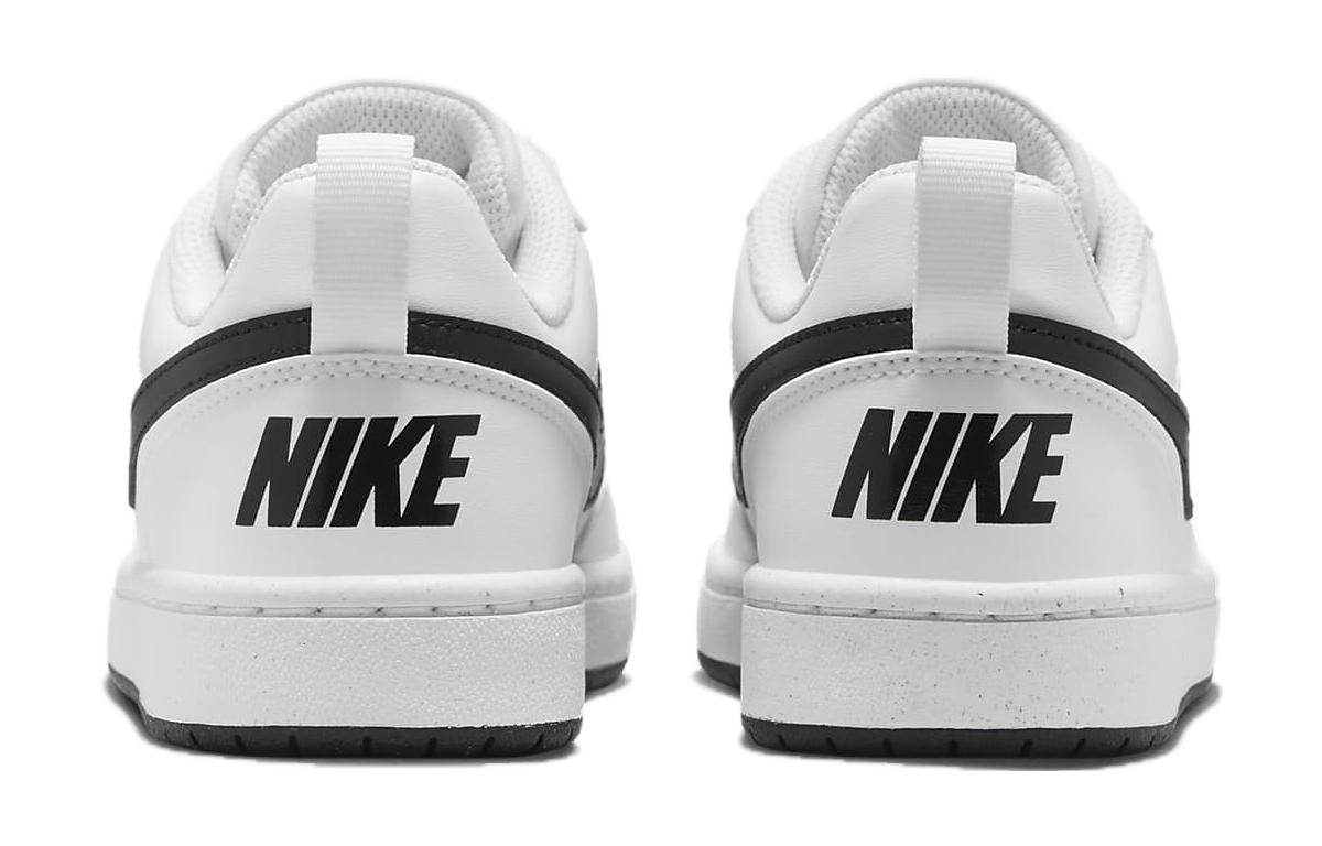 Nike Court Borough Low White Black GS - вид сзади
