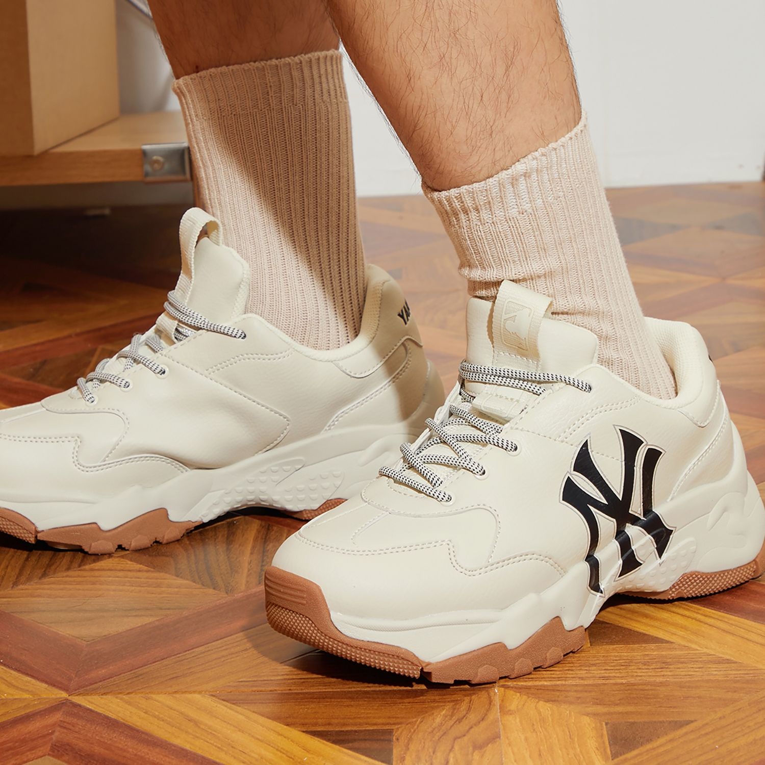 MLB Basic Yankees Beige White Navy - вид 8