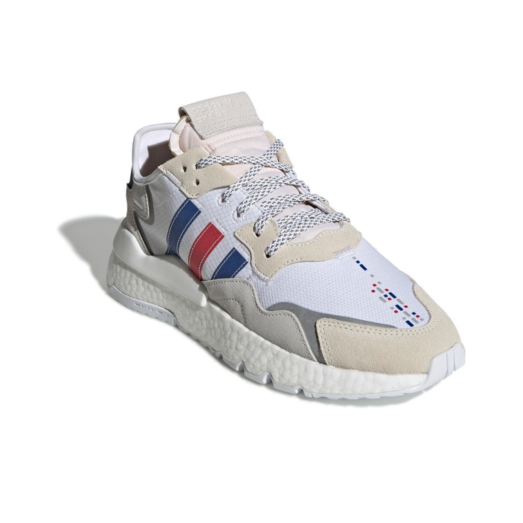 adidas originals Nite Jogger Cloud White Collegiate Royal - вид спереди