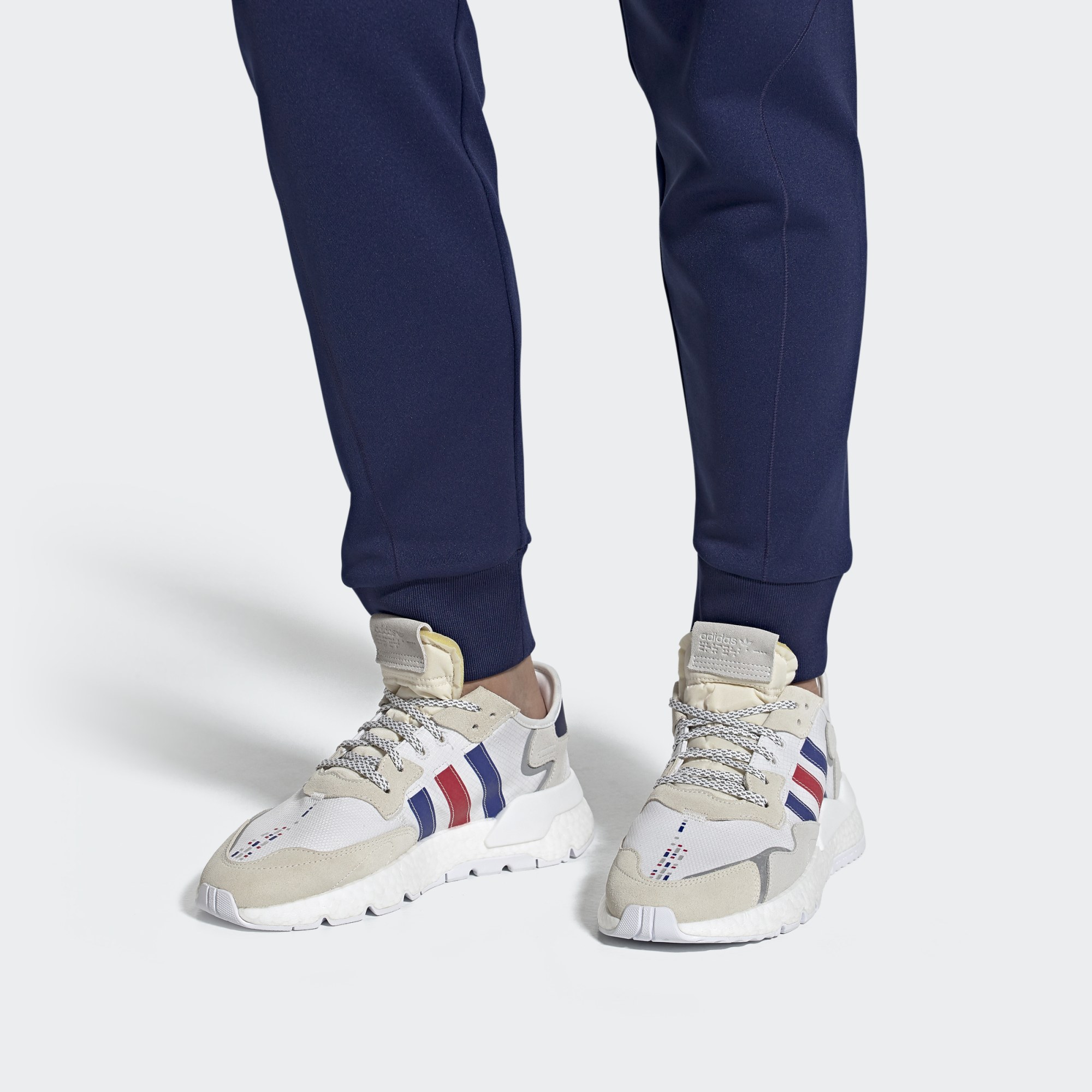 adidas originals Nite Jogger Cloud White Collegiate Royal - вид 7