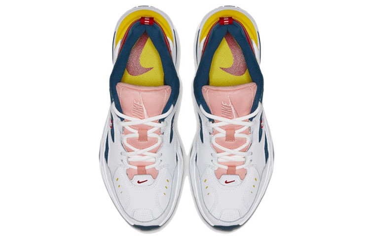 Nike M2K Tekno Blue Force Summit White Chrome Yellow - вид сзади