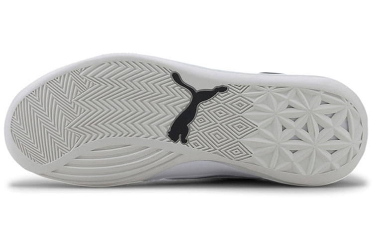 Puma Clyde Hardwood White Black - sole