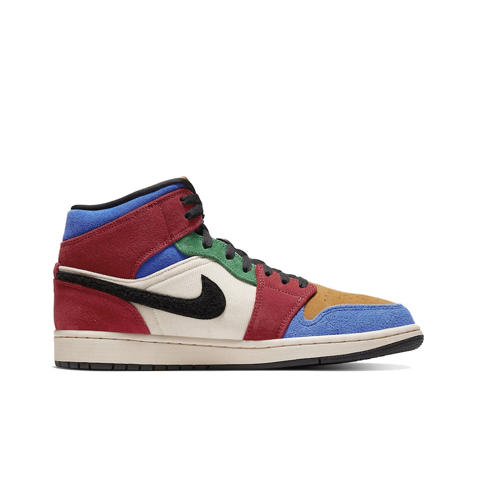 Blue The Great x Jordan Air Jordan 1 Mid Fearless - вид с внутренней стороны