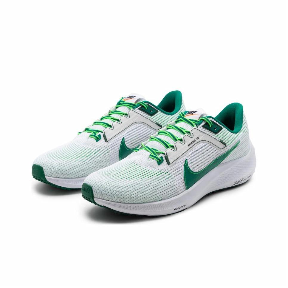 Nike Air Zoom Pegasus 40 Premium 'White Green' - вид спереди