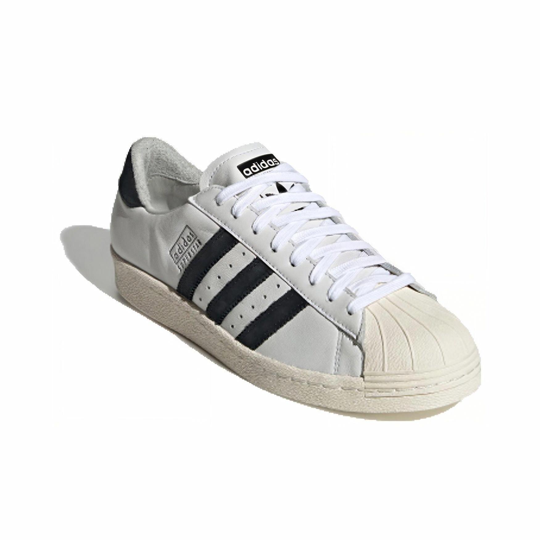 adidas originals Superstar 80s Recon White Black - вид с внутренней стороны