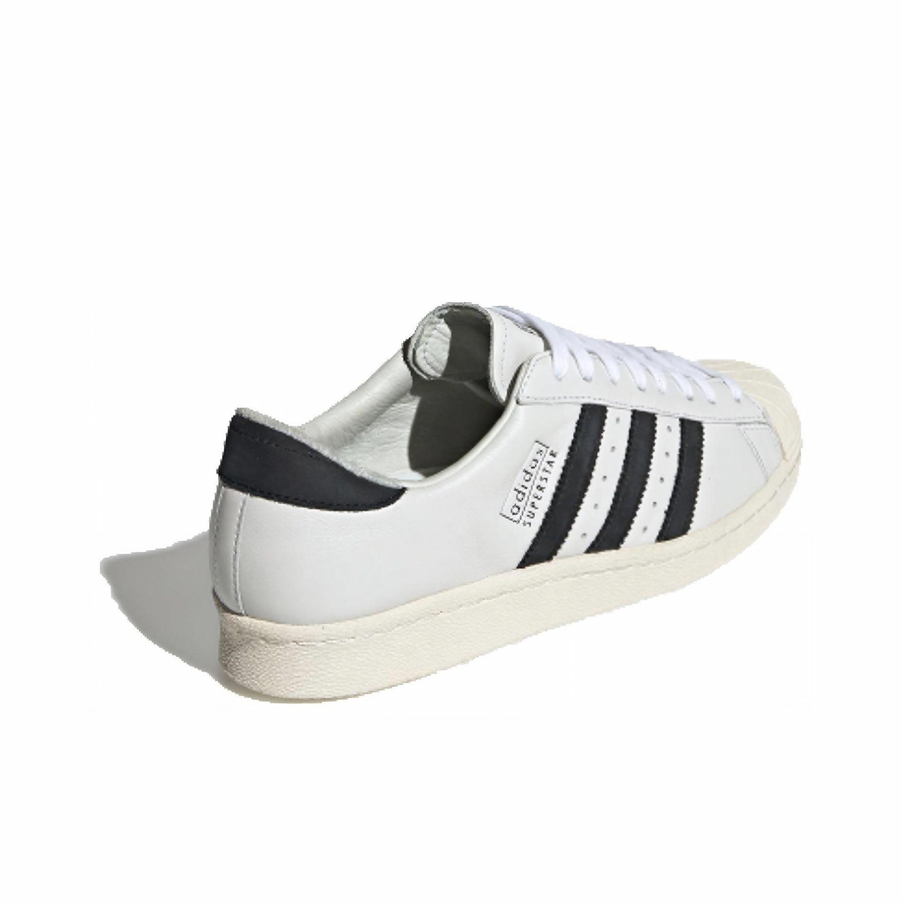 adidas originals Superstar 80s Recon White Black - вид спереди