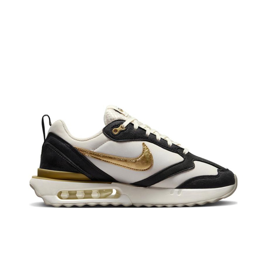 Nike Air Max Dawn "Black Orewood Gold" (полнота: D) - view from the inside