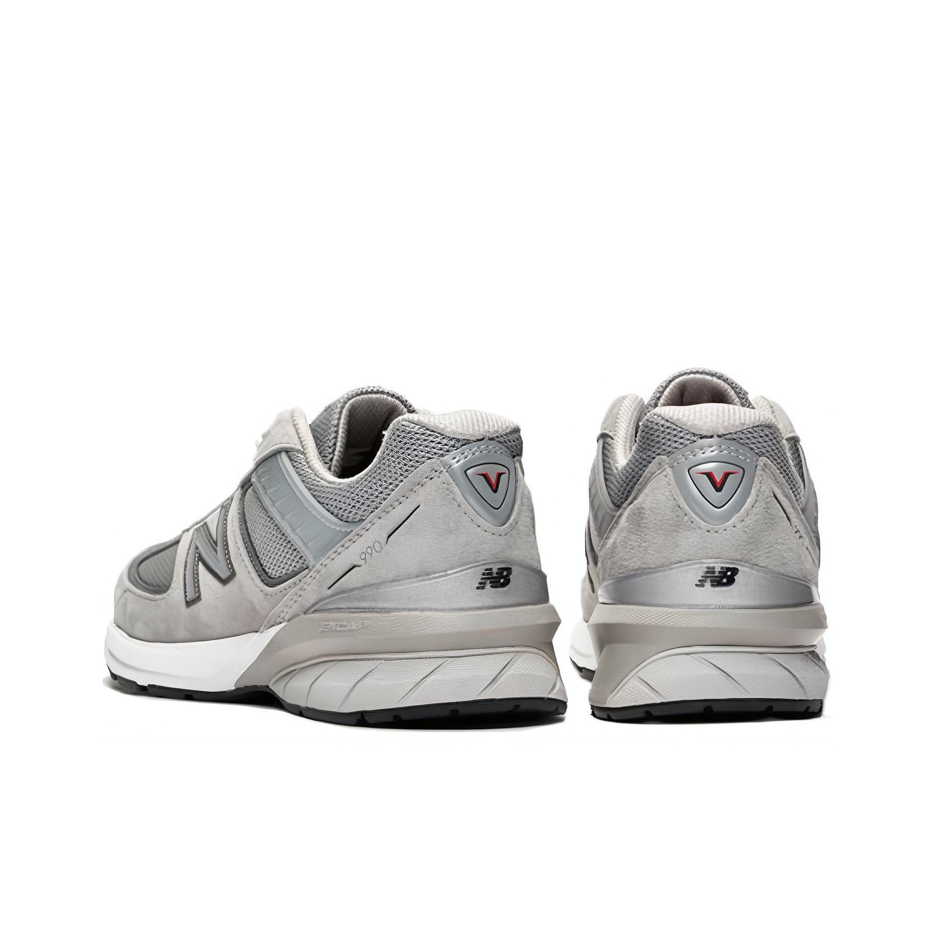 New Balance 990 v5 Grey W (полнота: B) - вид сзади