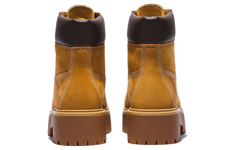Timberland Stone Street 6 Inch Premium Platform Boot 'Wheat Nubuck' - вид сзади