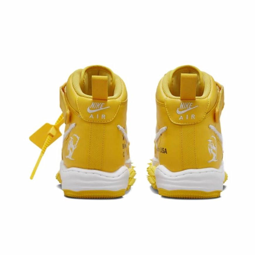 Nike Air Force 1 "White and Varsity Maize" - подошва
