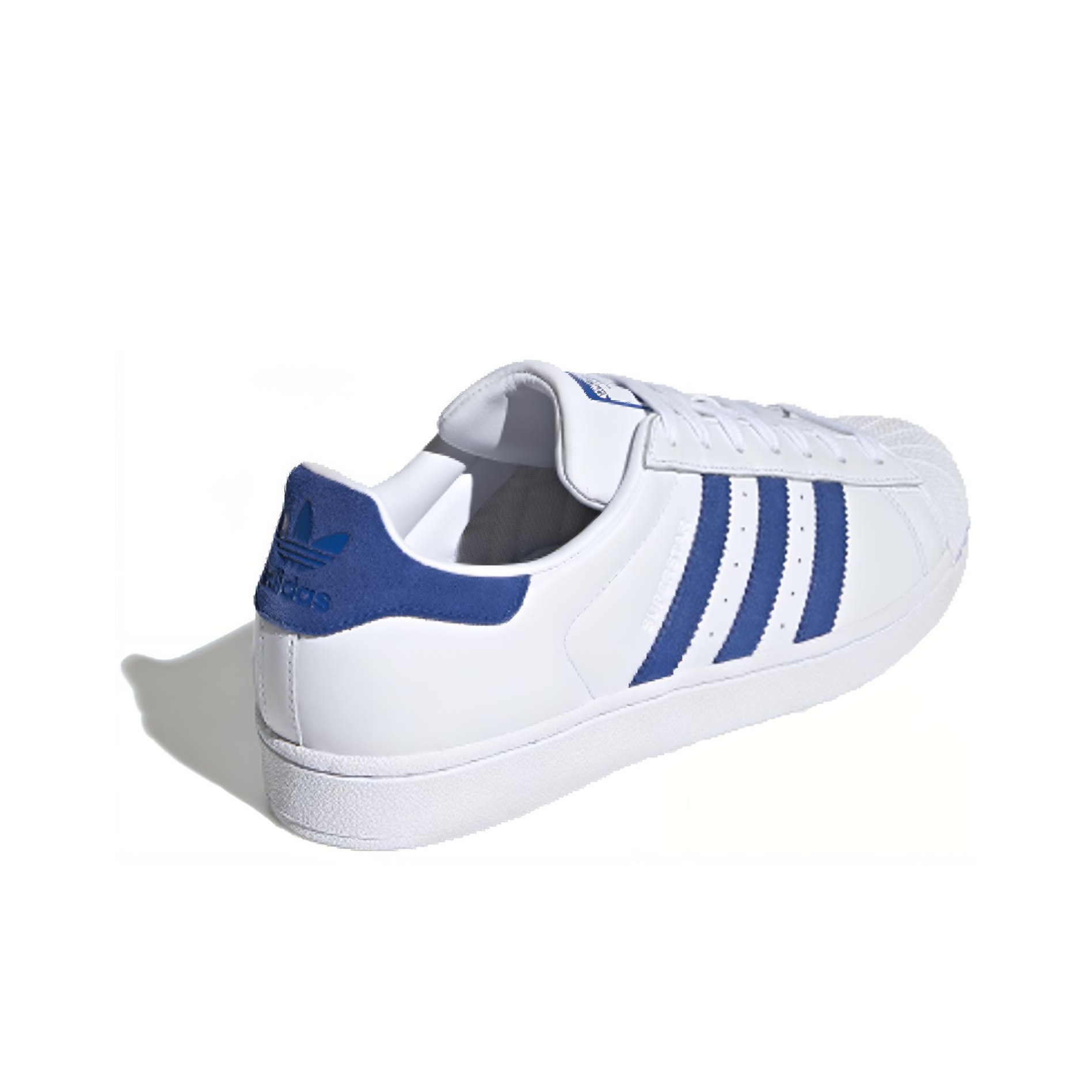 adidas originals Superstar White Collegiate Royal Cloud-White - вид сзади