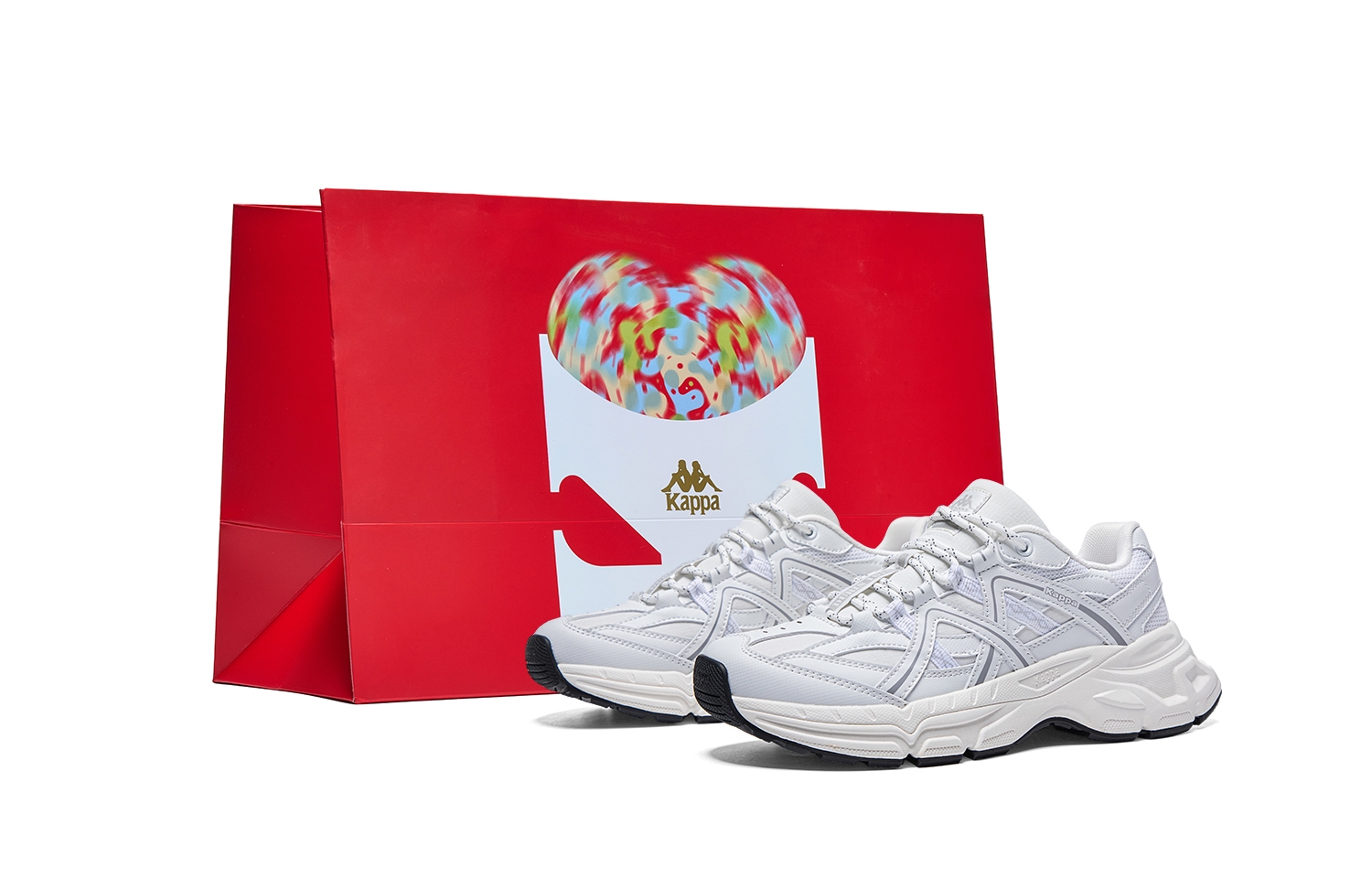 Kappa Venice Back to Back White Gray - вид 20