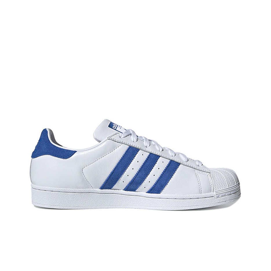 adidas originals Superstar White Blue - view from the inside