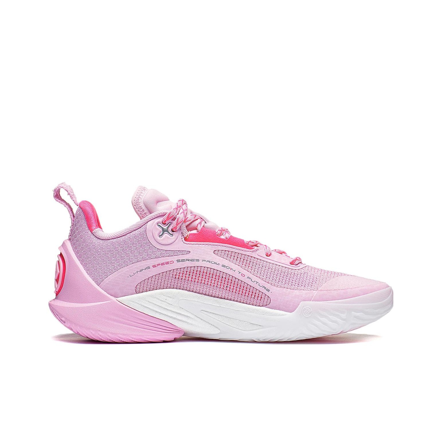 Li-Ning Speed 10 Pink Leopard - вид с внутренней стороны