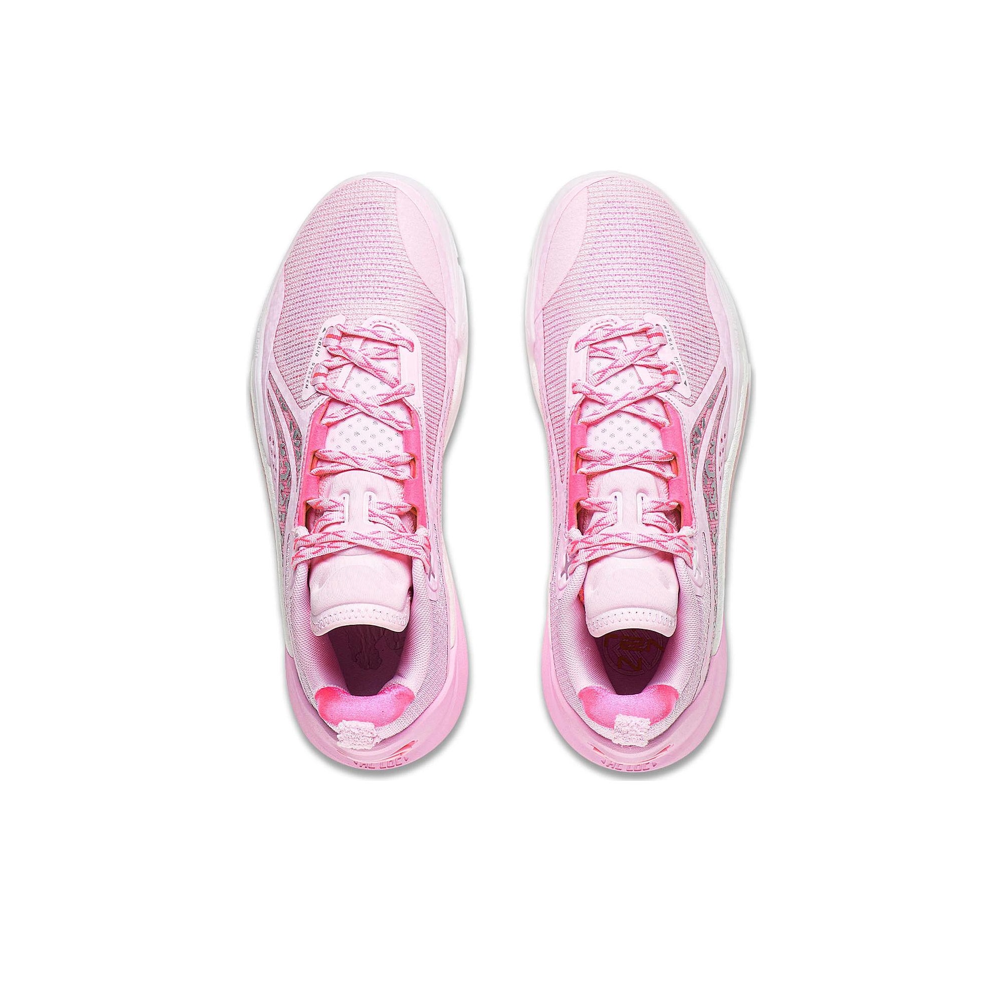Li-Ning Speed 10 Pink Leopard - вид сзади